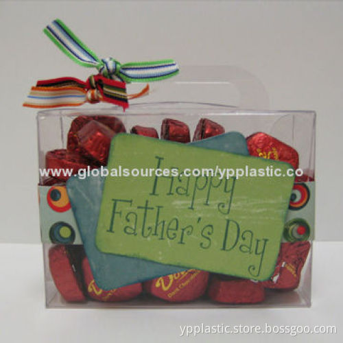 Clear Plastic Chocolate Boxes, Customized Sizes and Prints are Welcome, PP/PET/PVC Box Manufacturer